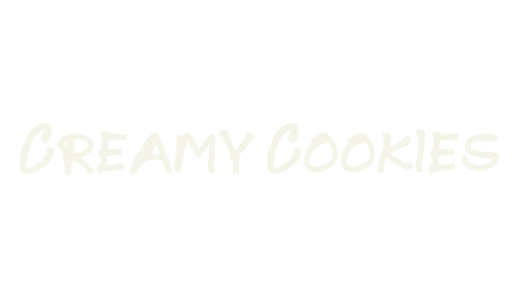Creamy Cookies, sketch font preview
