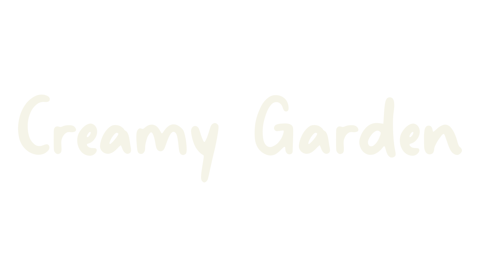 Creamy Garden, children font preview