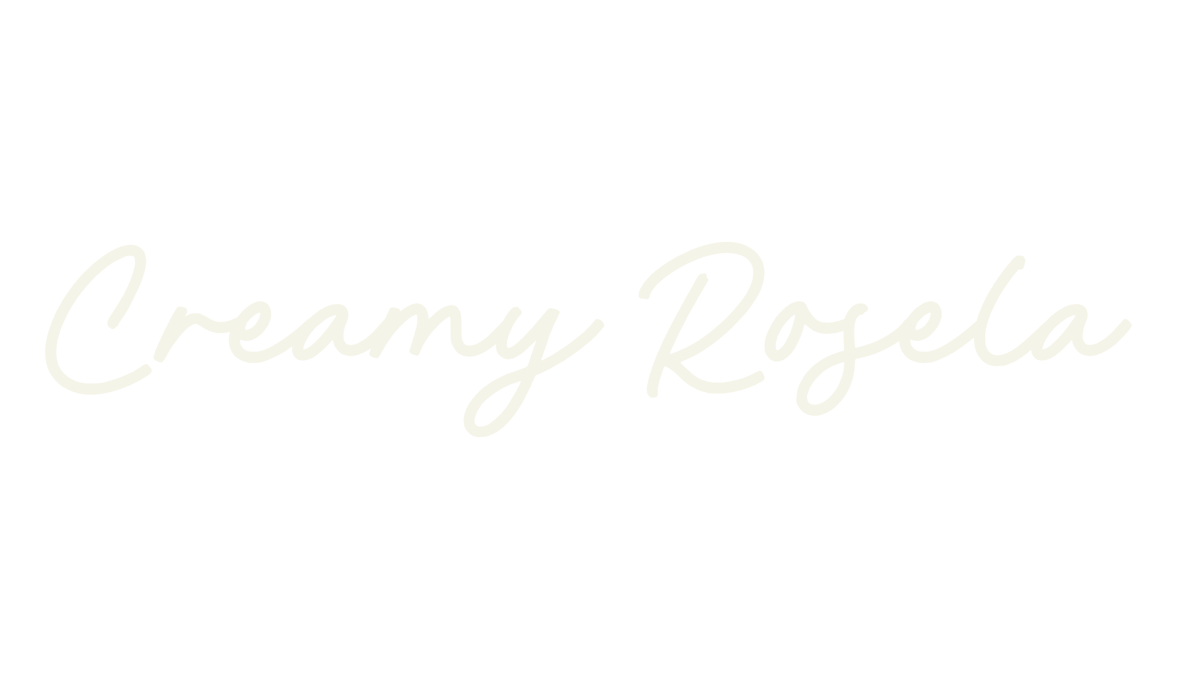 Creamy Rosela, creative font preview