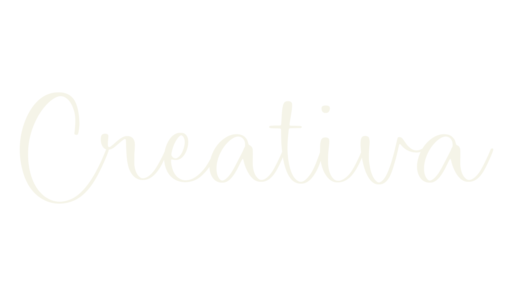 Creativa, fashion script font preview