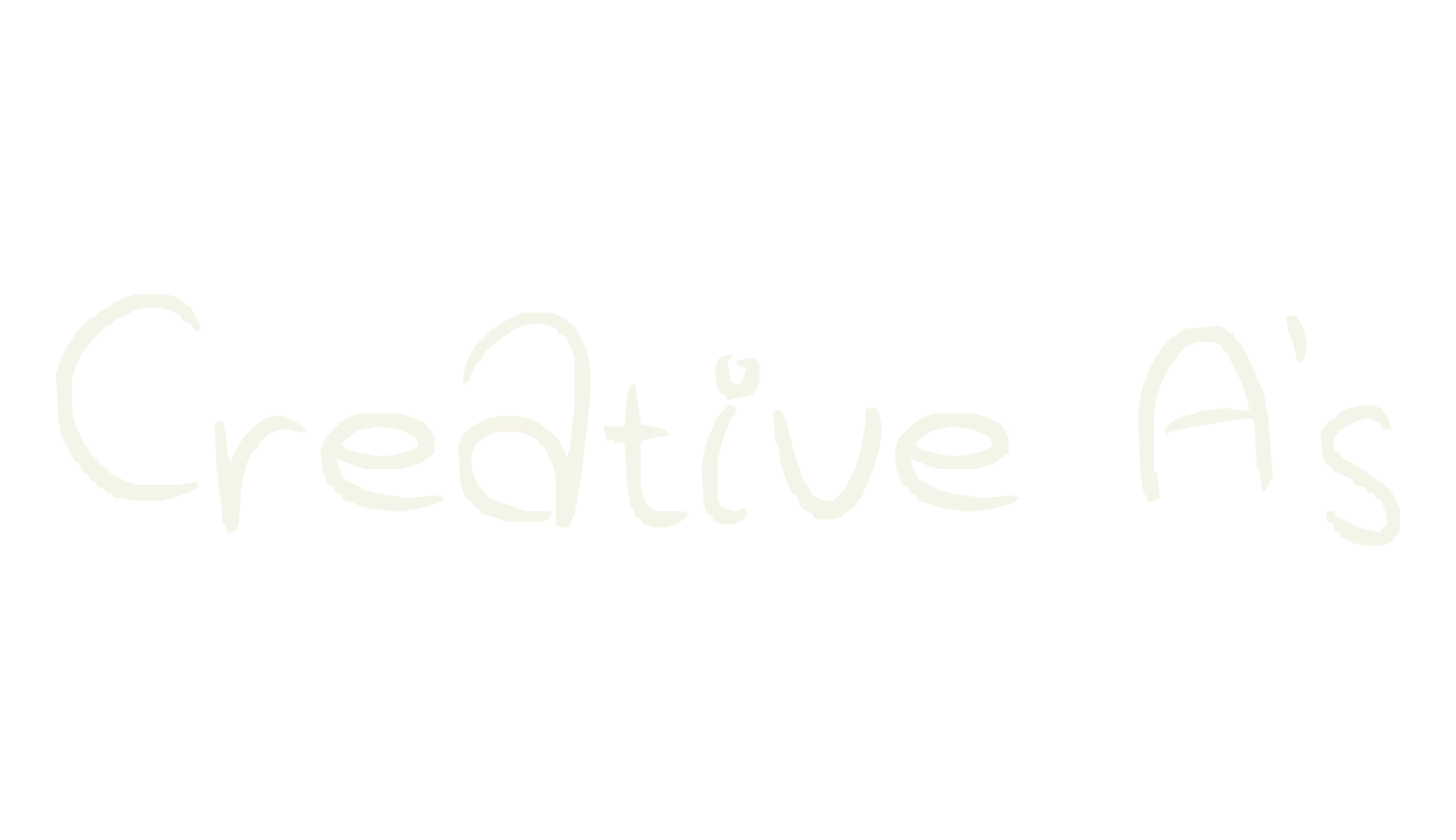 Creative A's, handwriting font preview