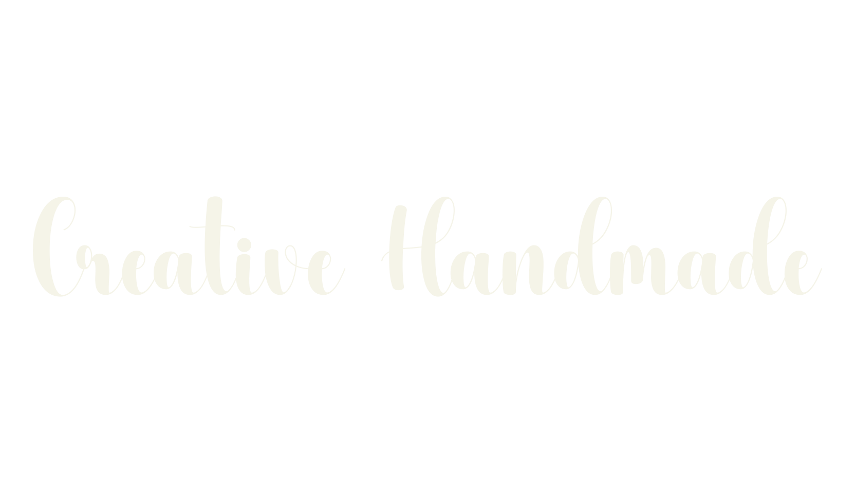 Creative Handmade, script font preview