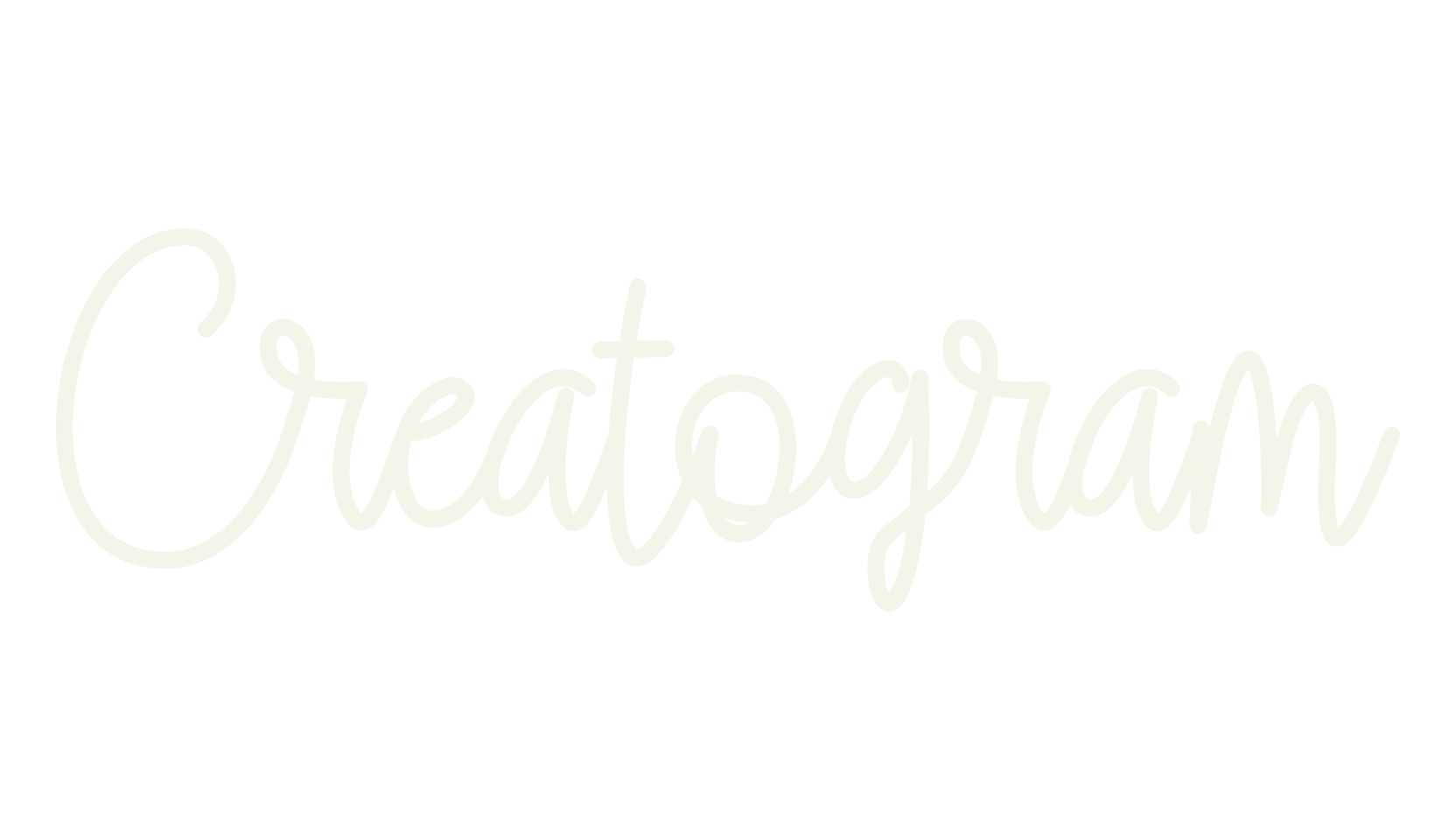 Creatogram, monogram font preview