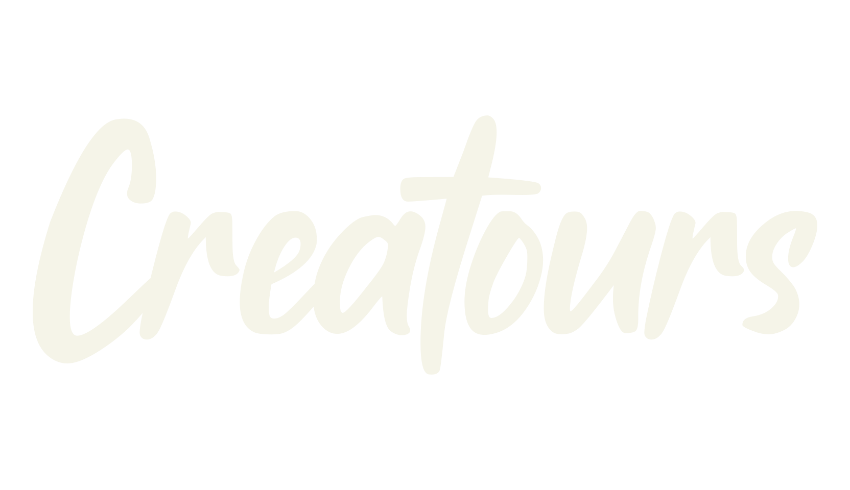Creatours, modern calligraphy font preview