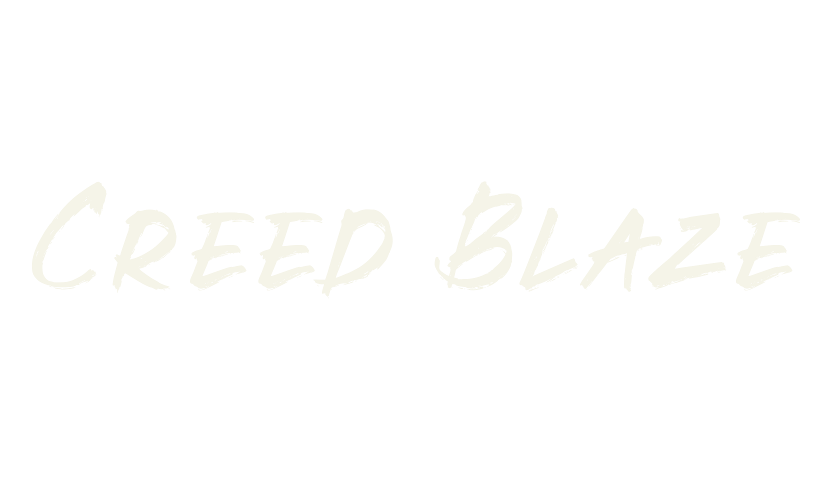 Creed Blaze, calligraphy font preview