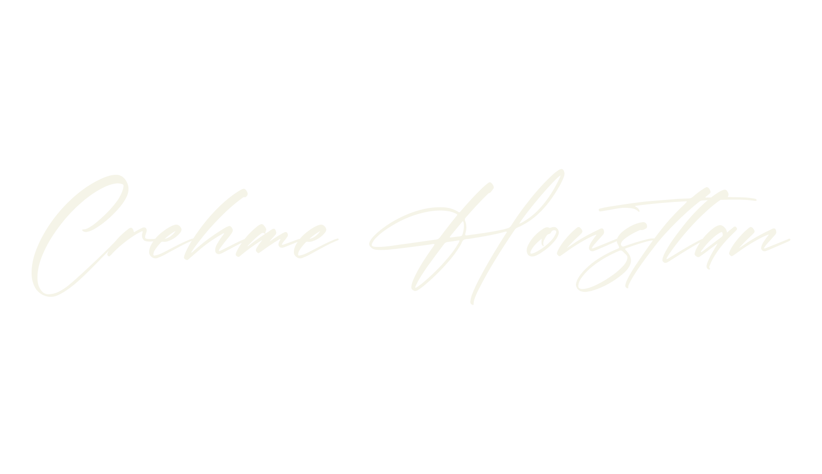 Crehme Honstlan, script font preview