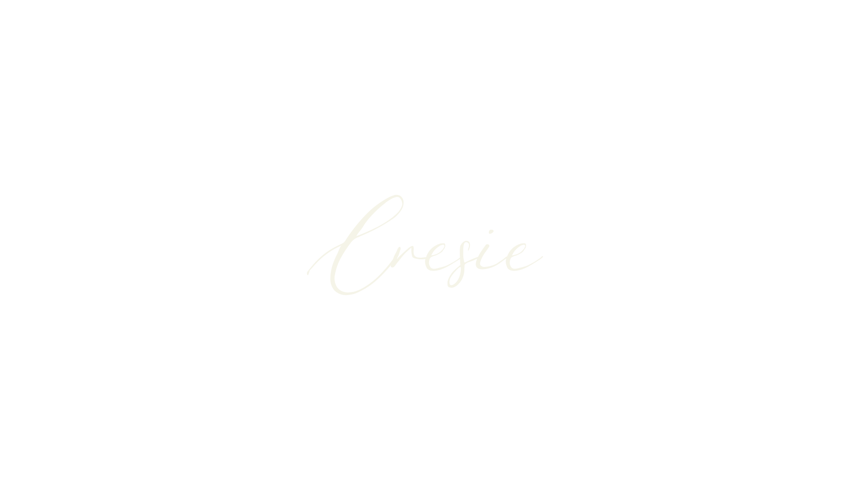 Cresie, pretty font preview
