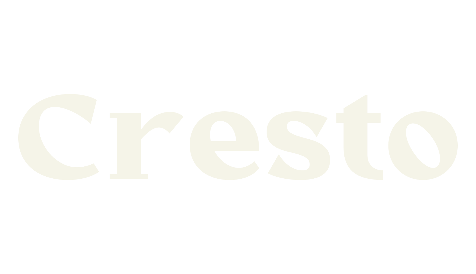Cresto, serif font preview