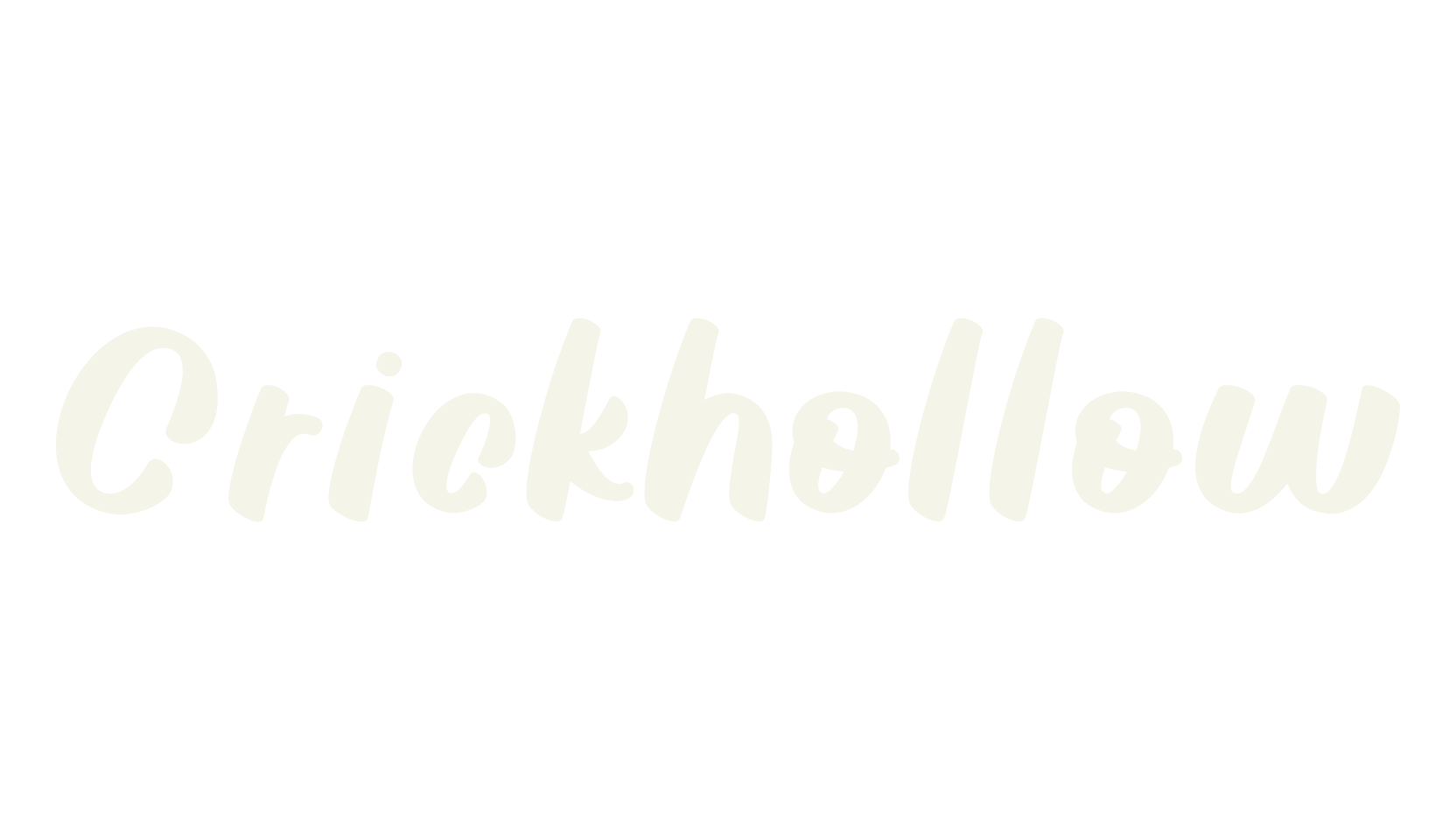 Crickhollow, handwritten font preview