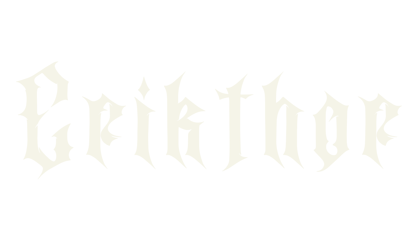 Crikthor, metal font preview