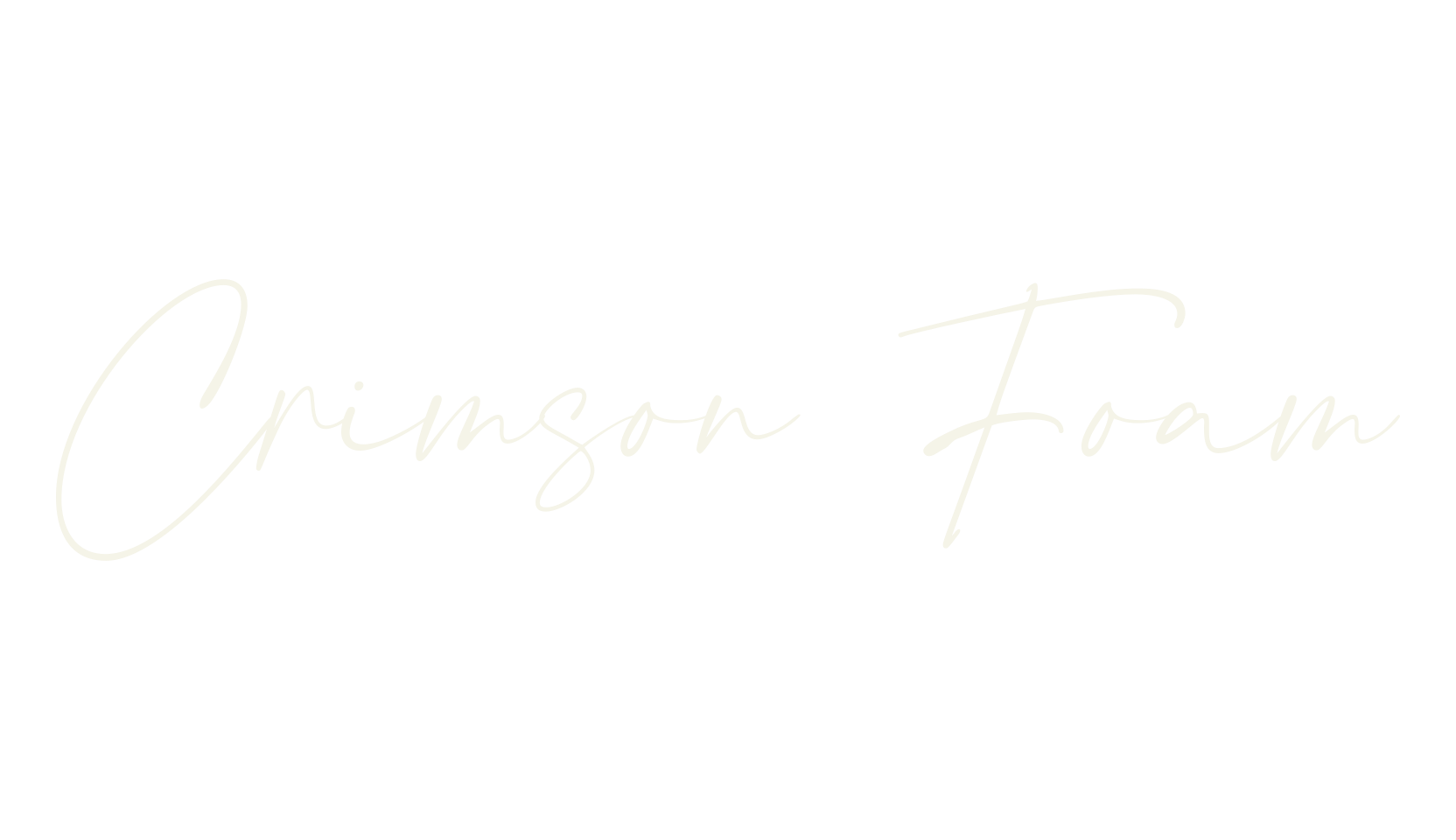Crimson Foam, thin font preview