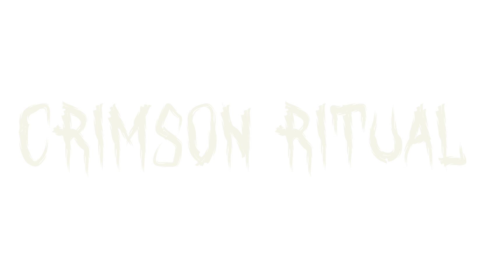 Crimson Ritual, display market font preview