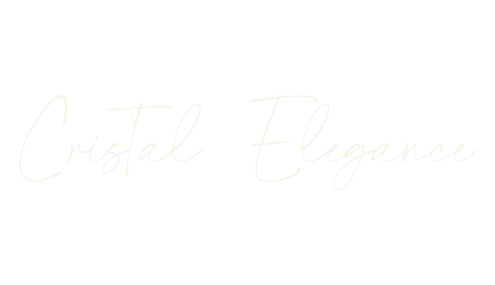 Cristal Elegance, calligraphy font preview