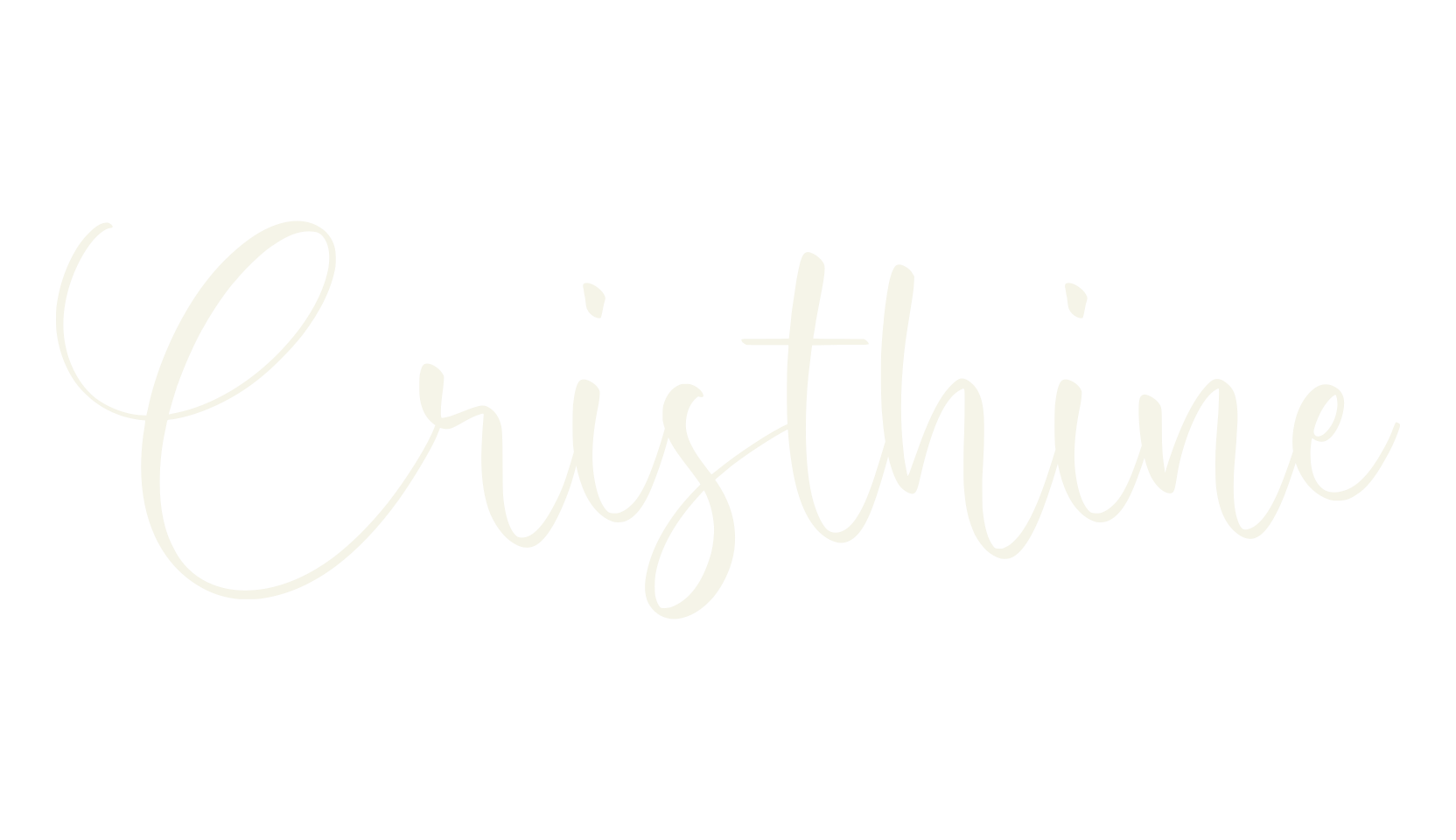 Cristhine, wedding font preview