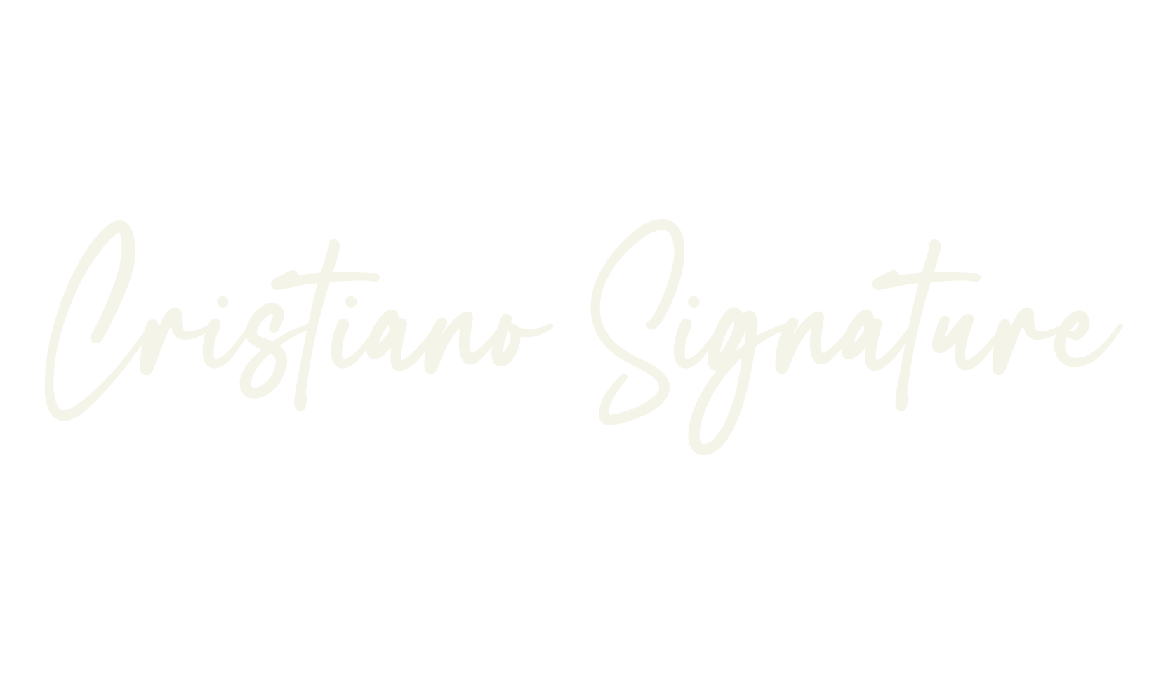Cristiano Signature, signature font preview