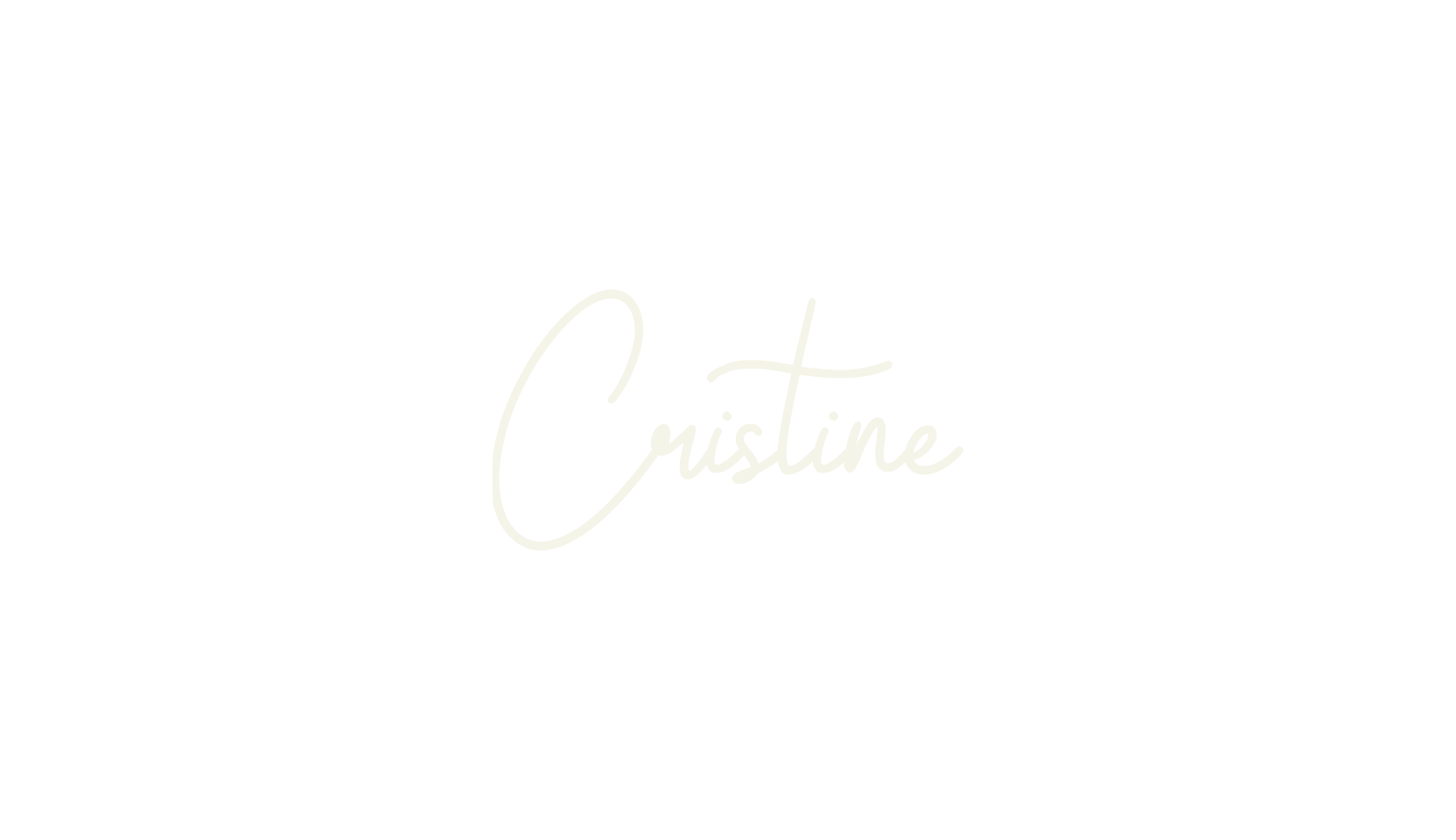 Cristine, calligraphy font preview