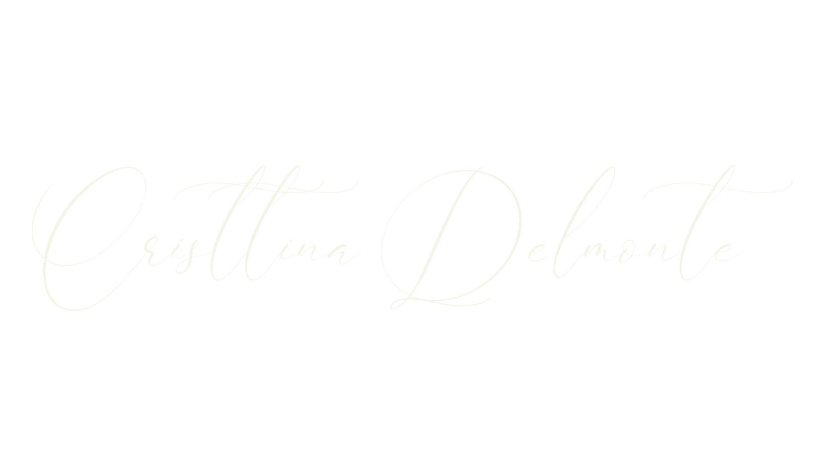 Cristtina Delmonte, script font preview