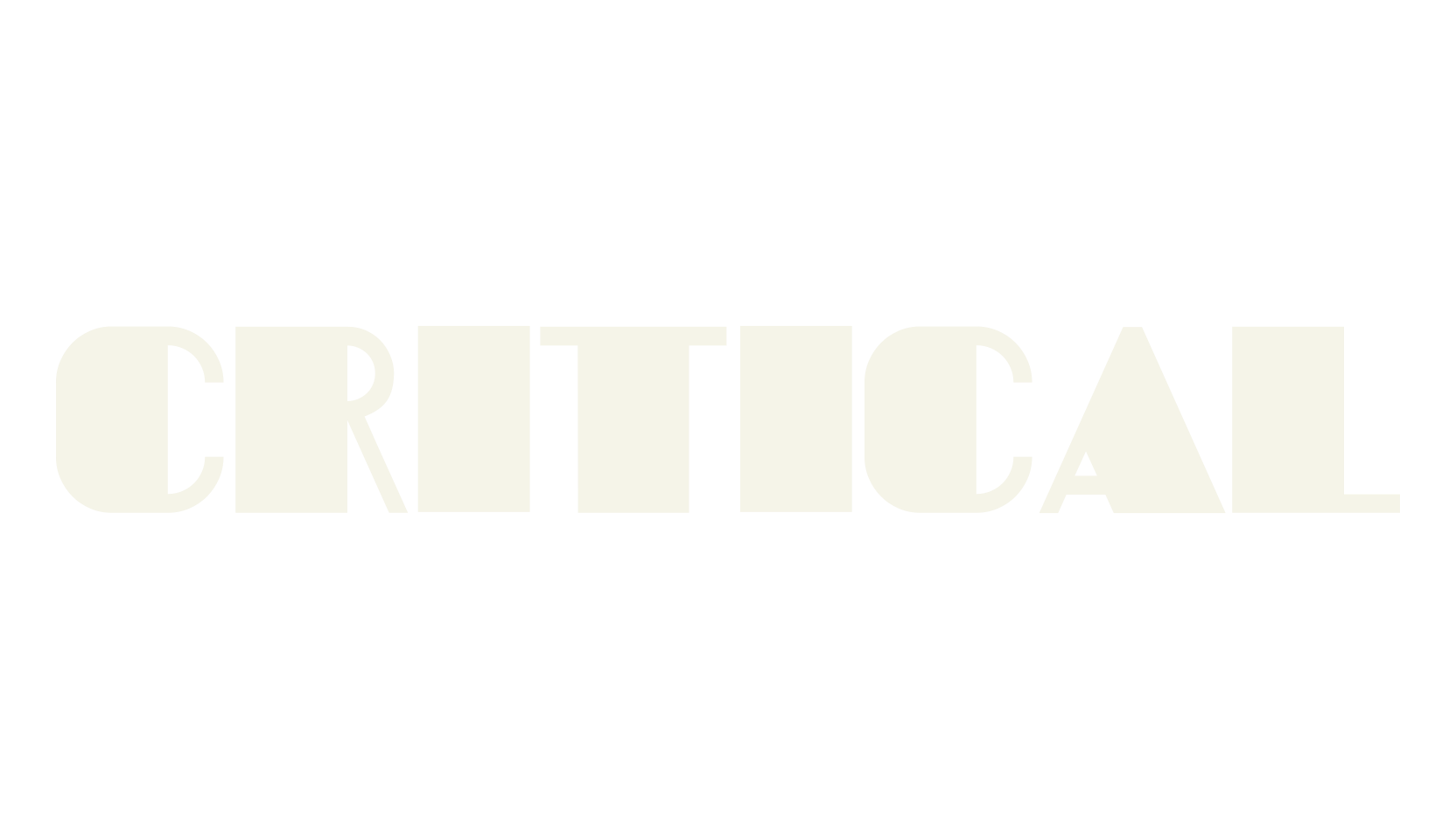 Critical, retro font preview