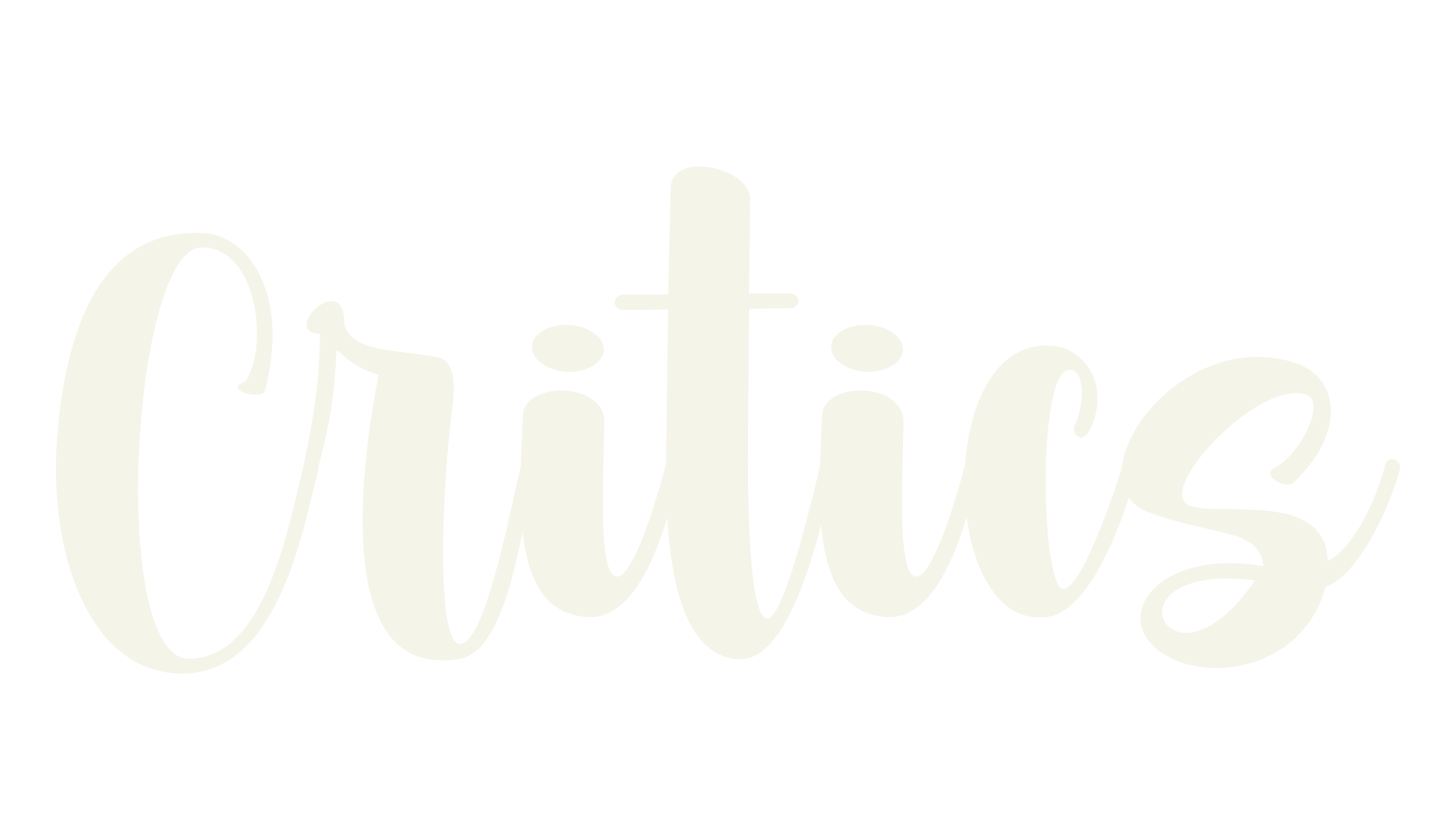 Critics, script font preview