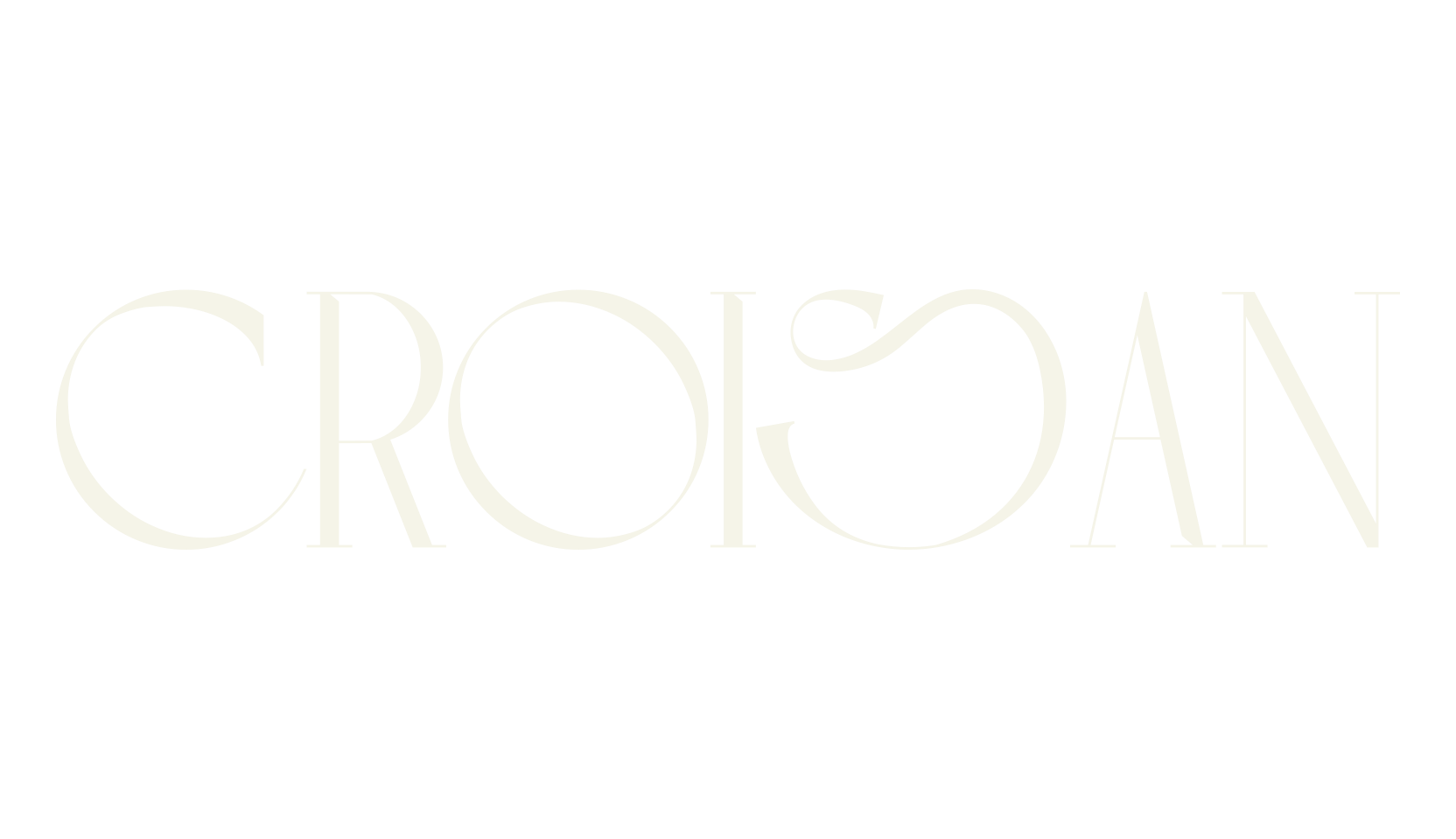 CROISAN, thin font preview