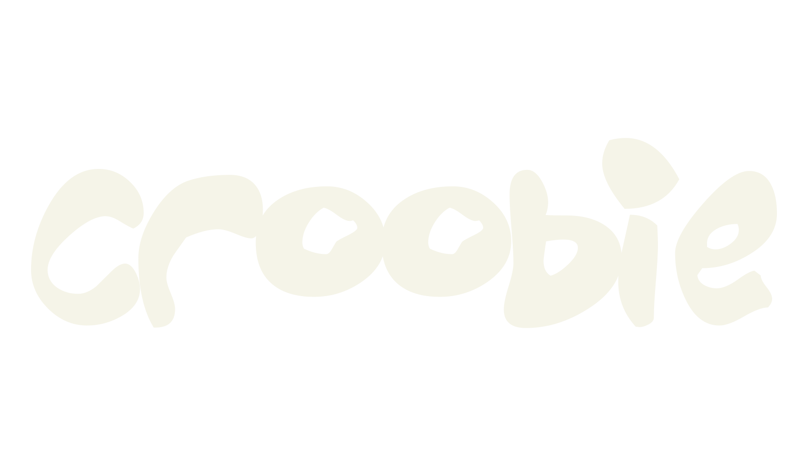Croobie, handwritten font preview