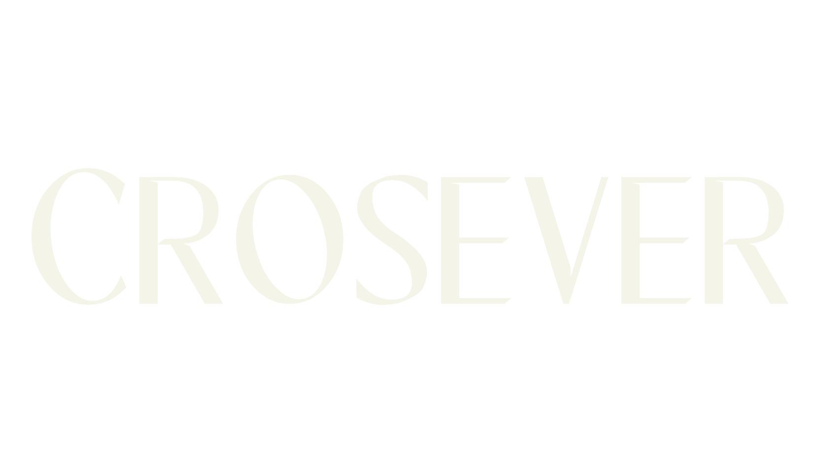 Crosever, sans serif font preview