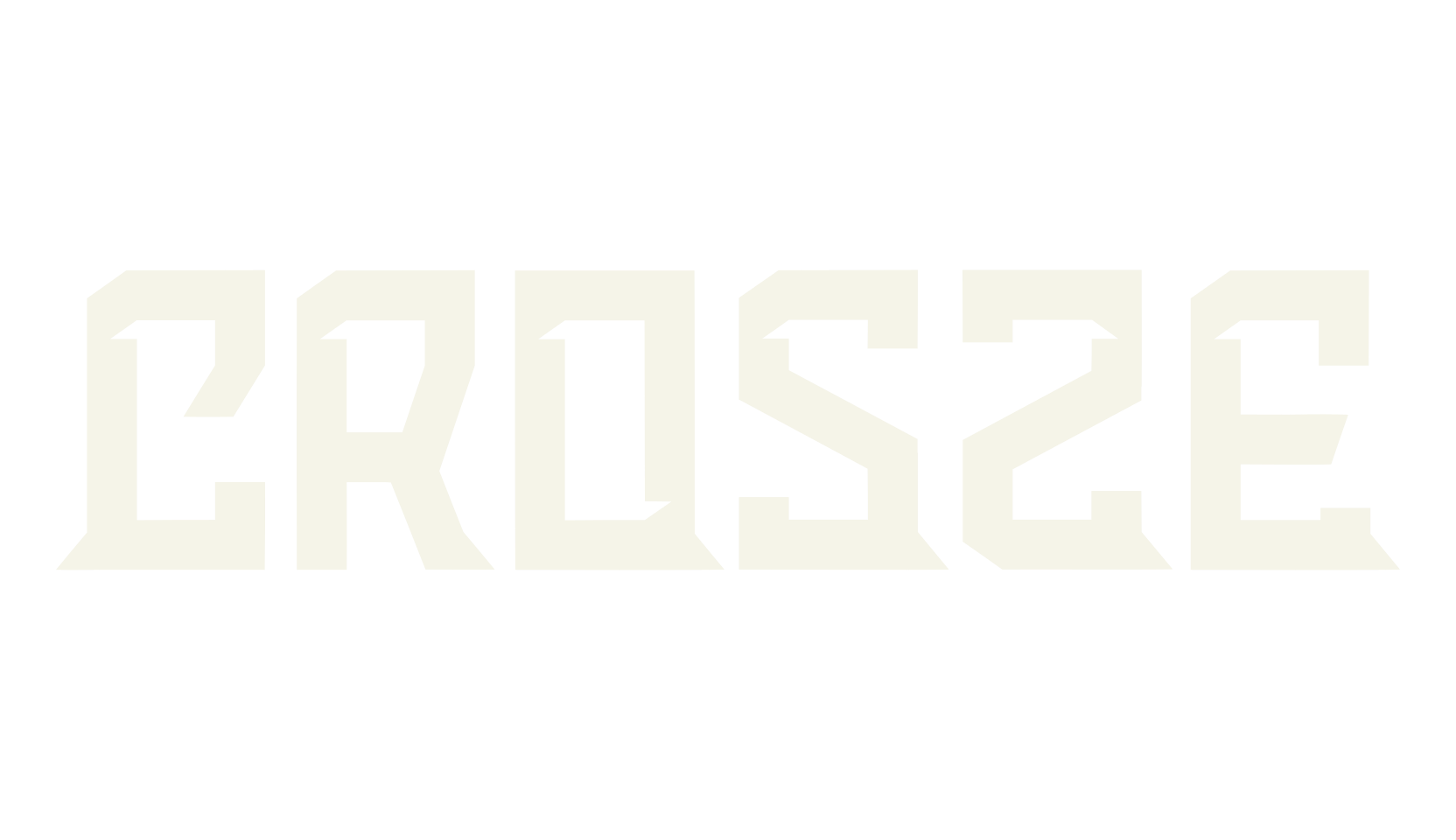 Crosze, sports font preview