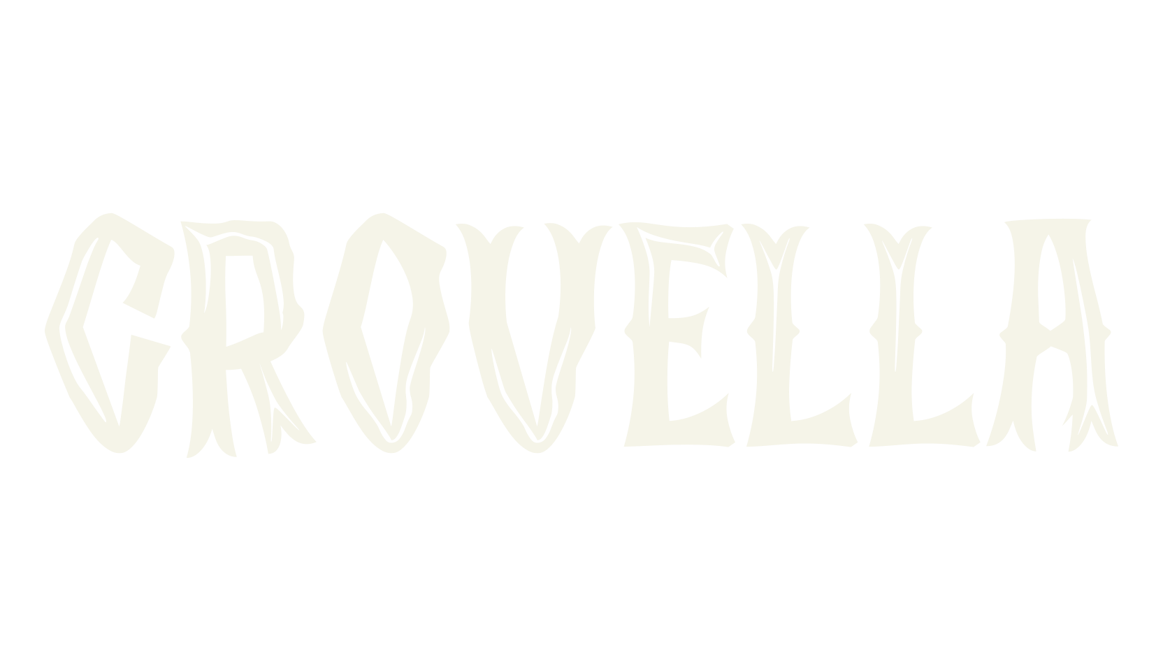 CROVELLA, monster font preview
