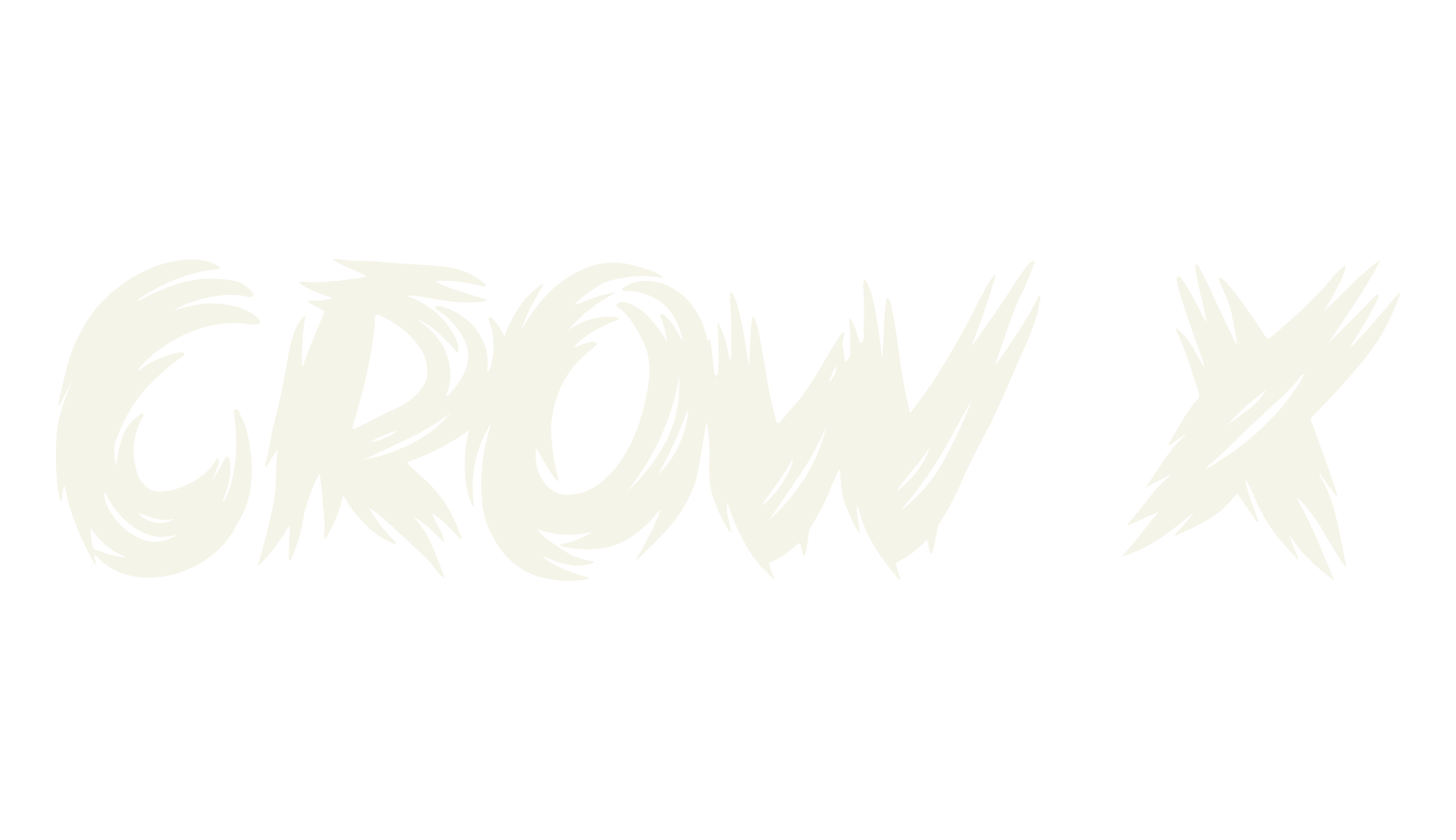 Crow X, blood font preview
