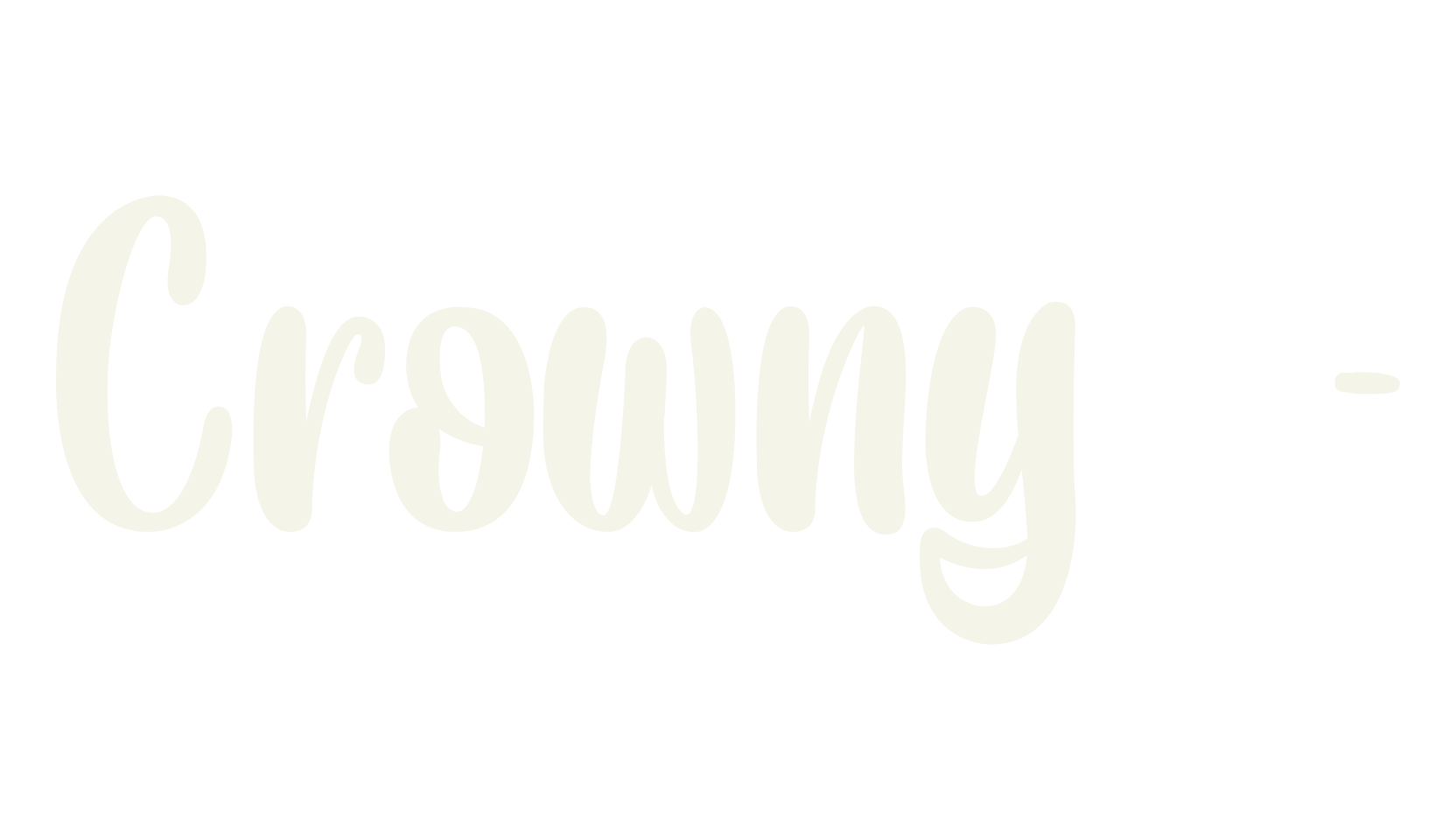 Crowny -, fashion sign font preview