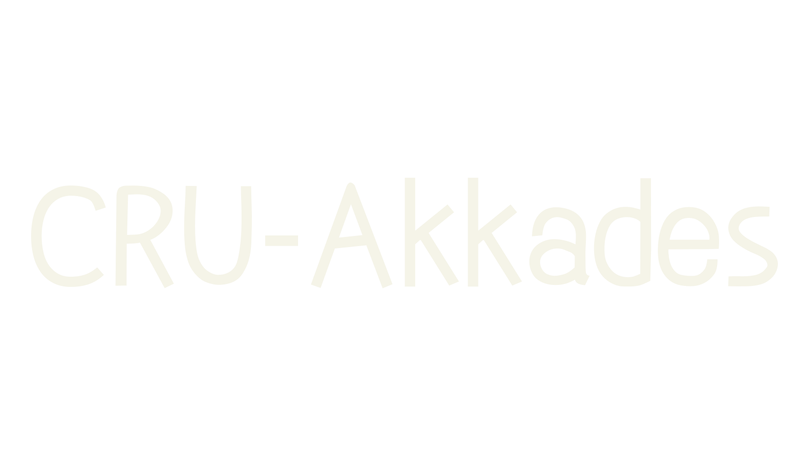 CRU-Akkades, display font preview