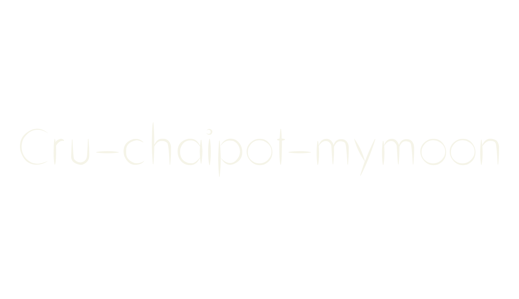 Cru-chaipot-mymoon, display font preview