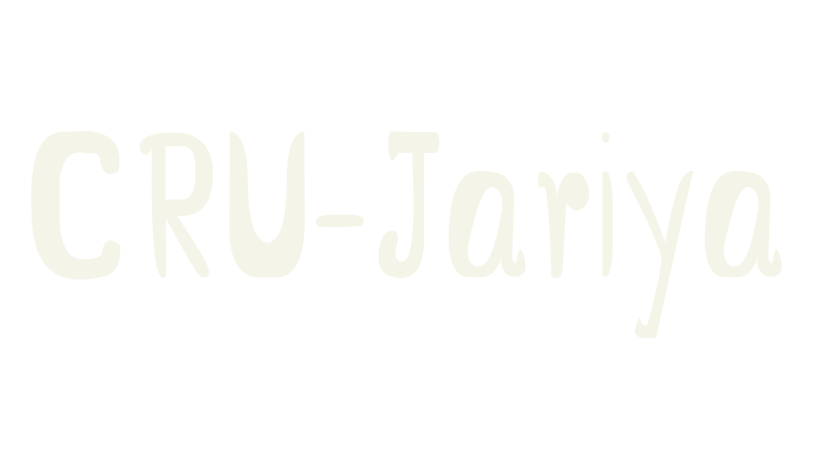 CRU-Jariya, display font preview