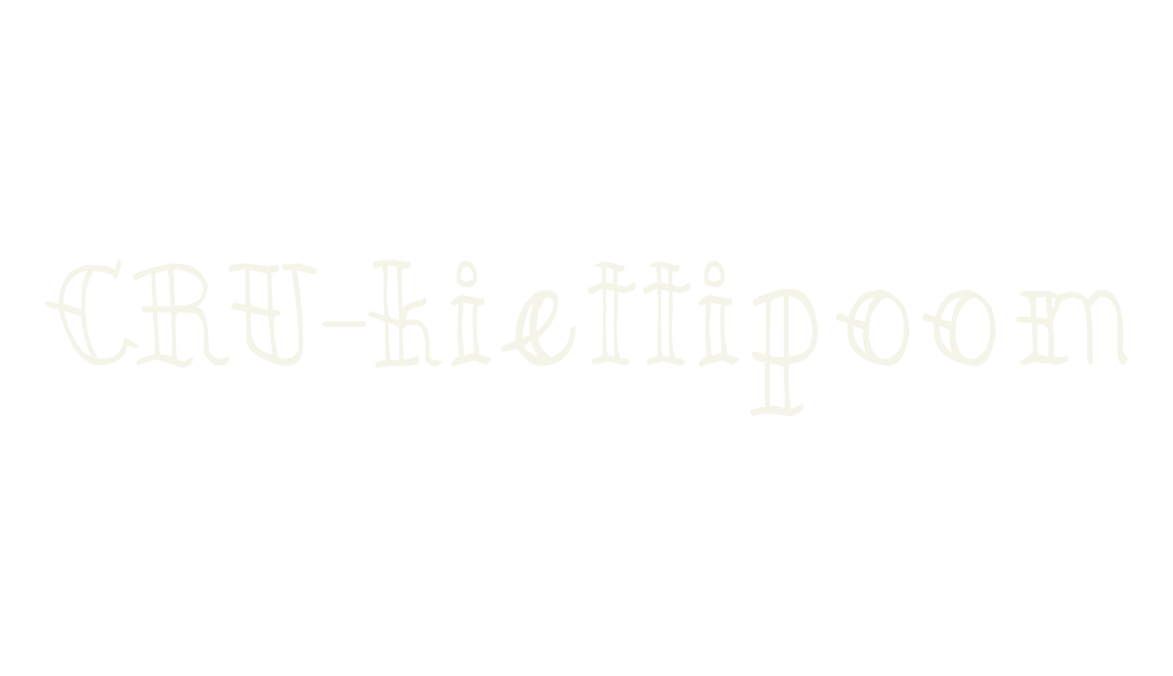 CRU-kiettipoom, display font preview