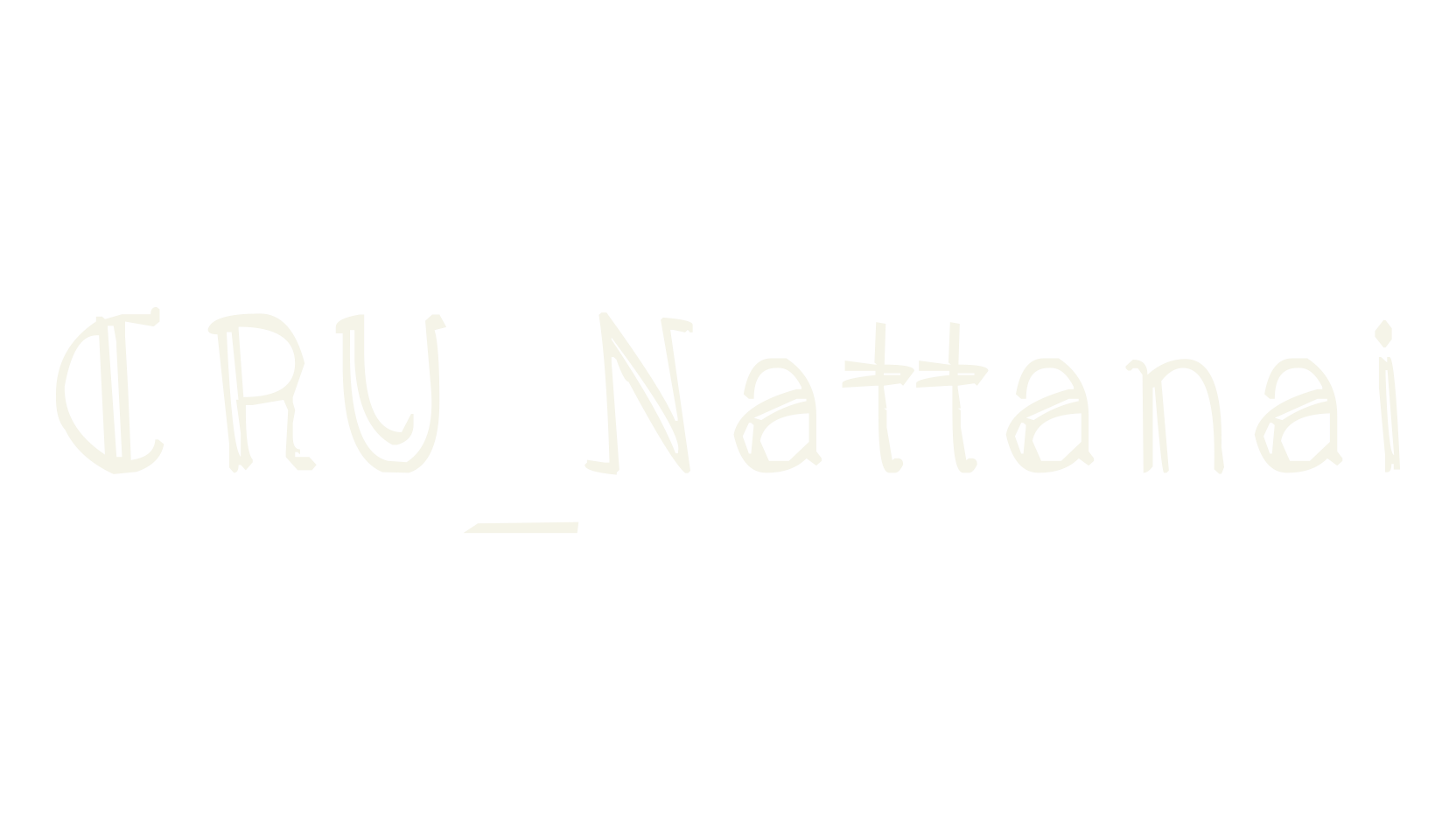 CRU_Nattanai, display font preview