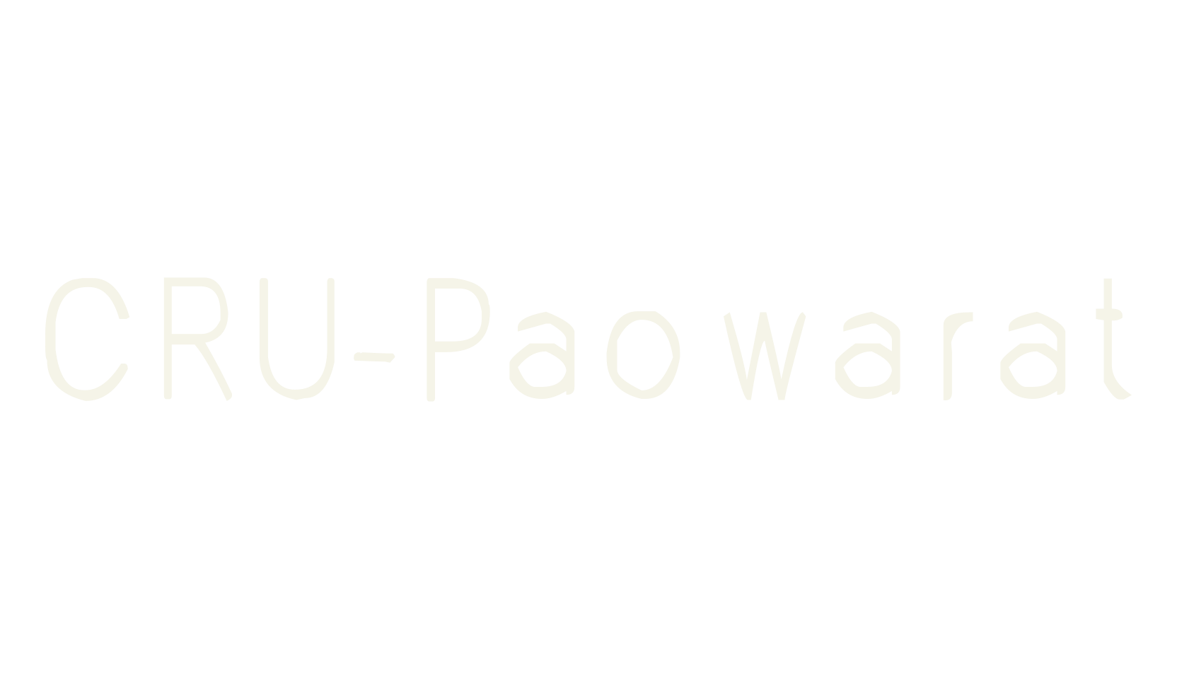 CRU-Paowarat, display font preview