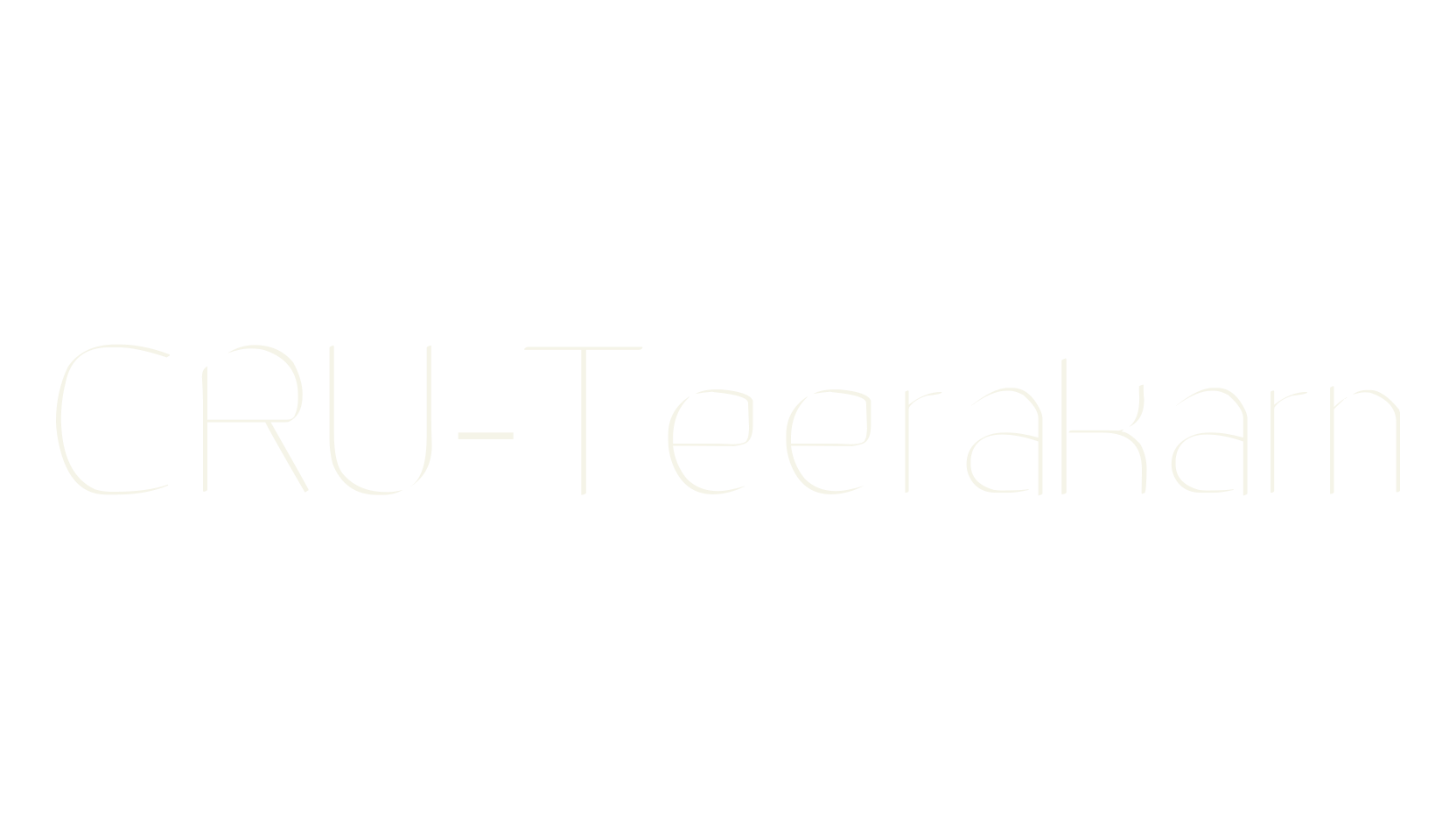 CRU-Teerakarn, basic font preview