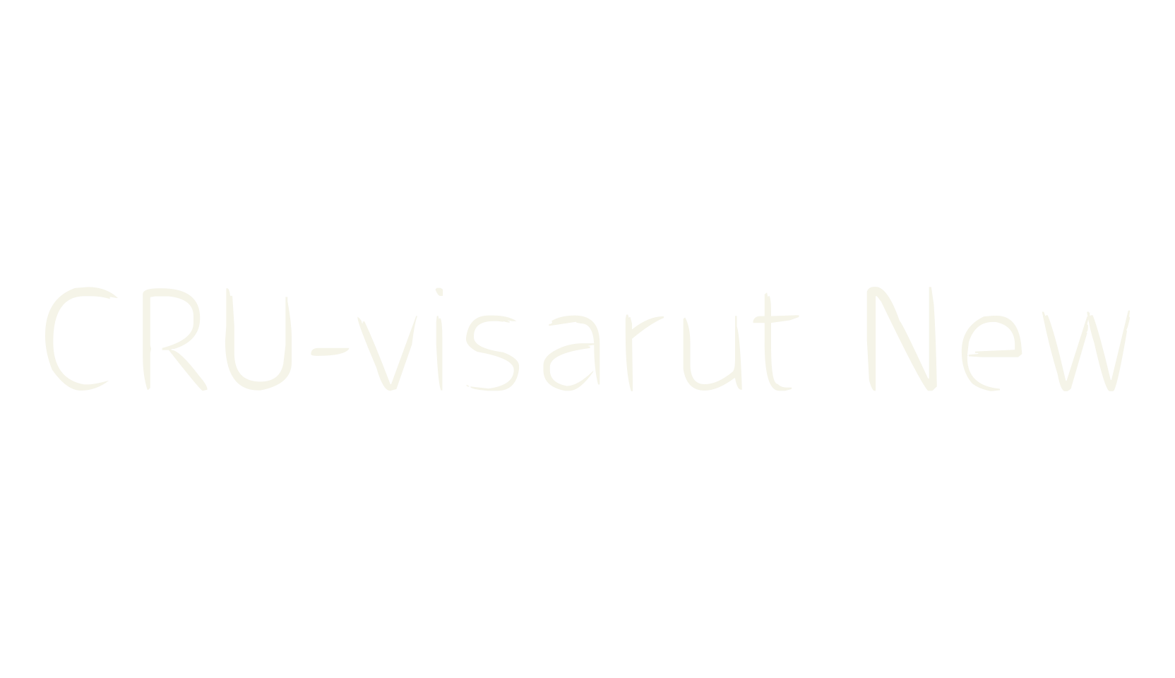 CRU-visarut New, display font preview