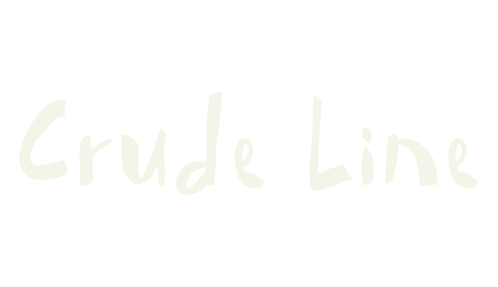 Crude Line, graphic font preview