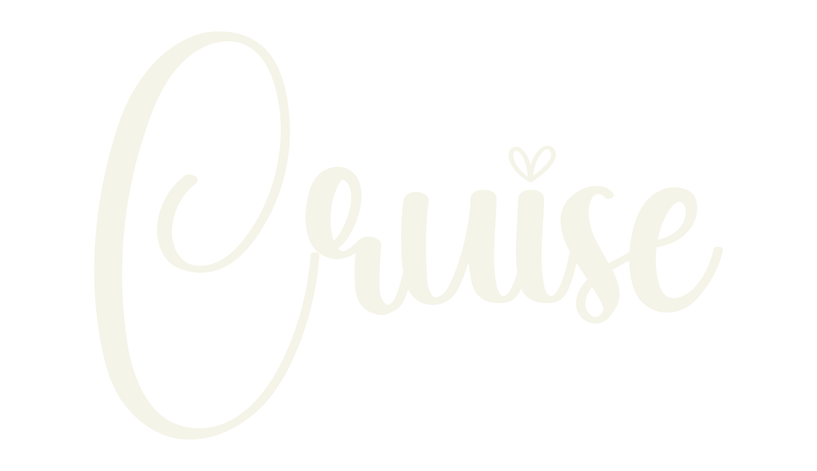 Cruise, fashion script font preview