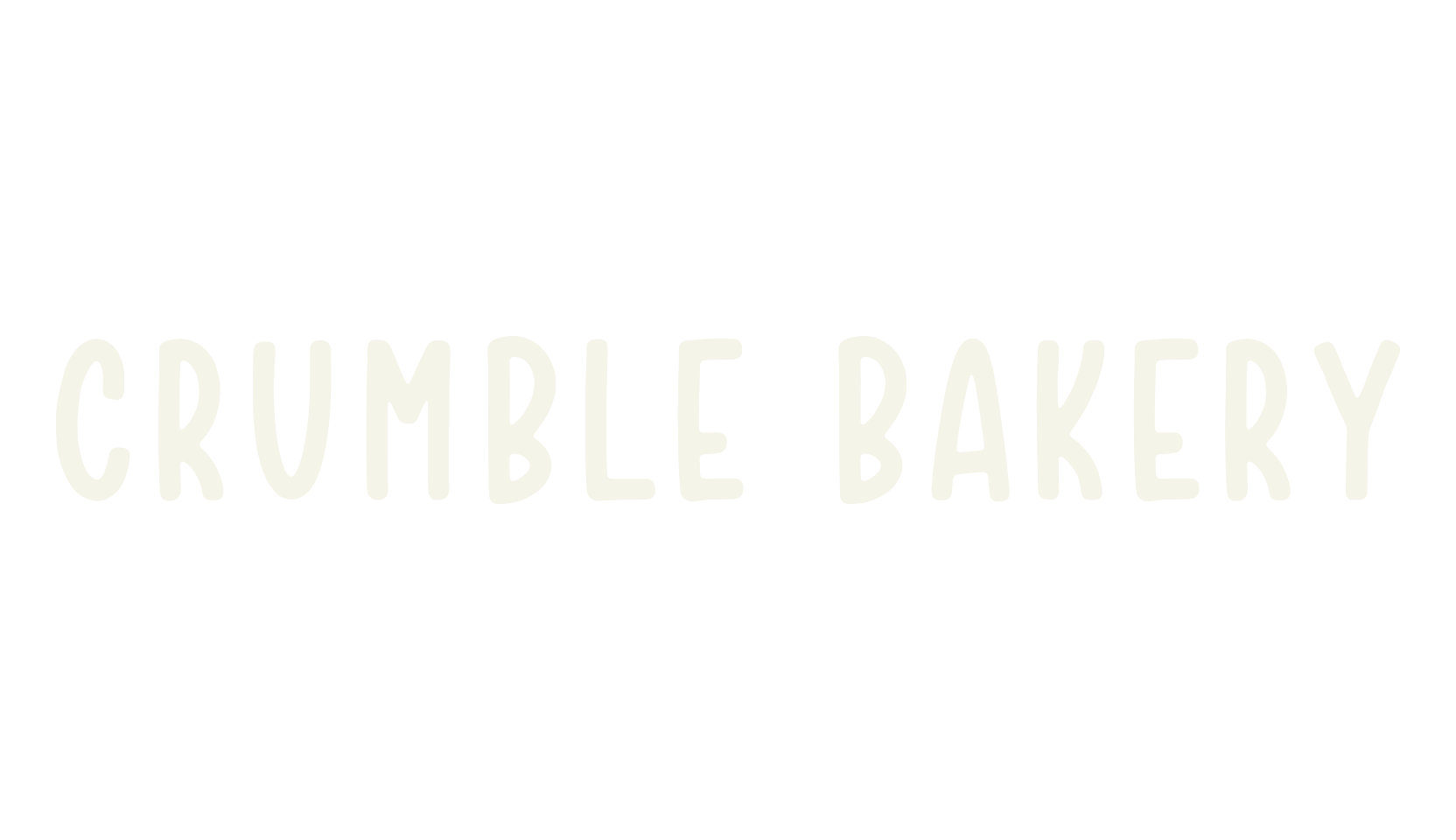 Crumble Bakery, cute font preview