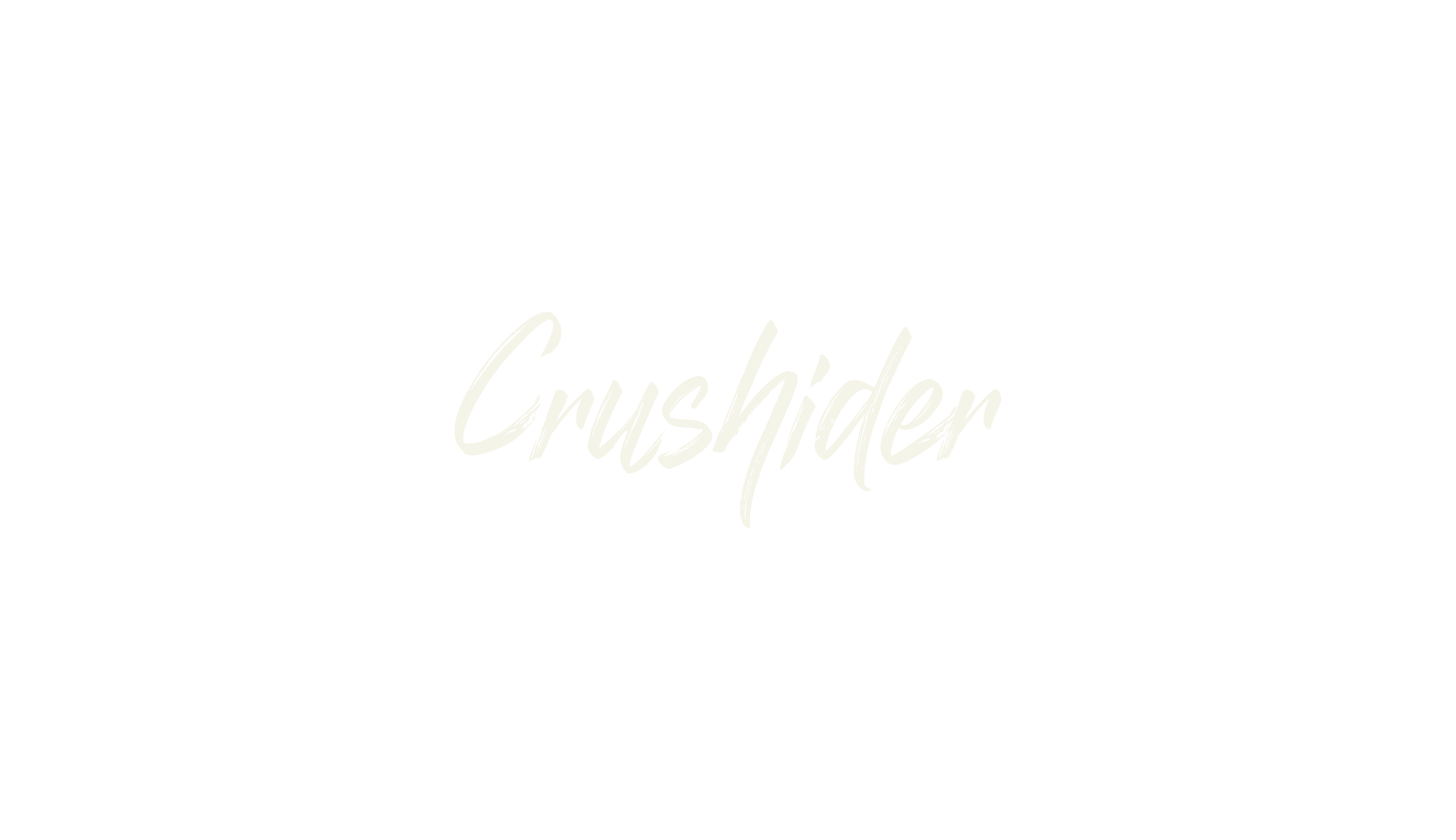 Crushider, fancy font preview