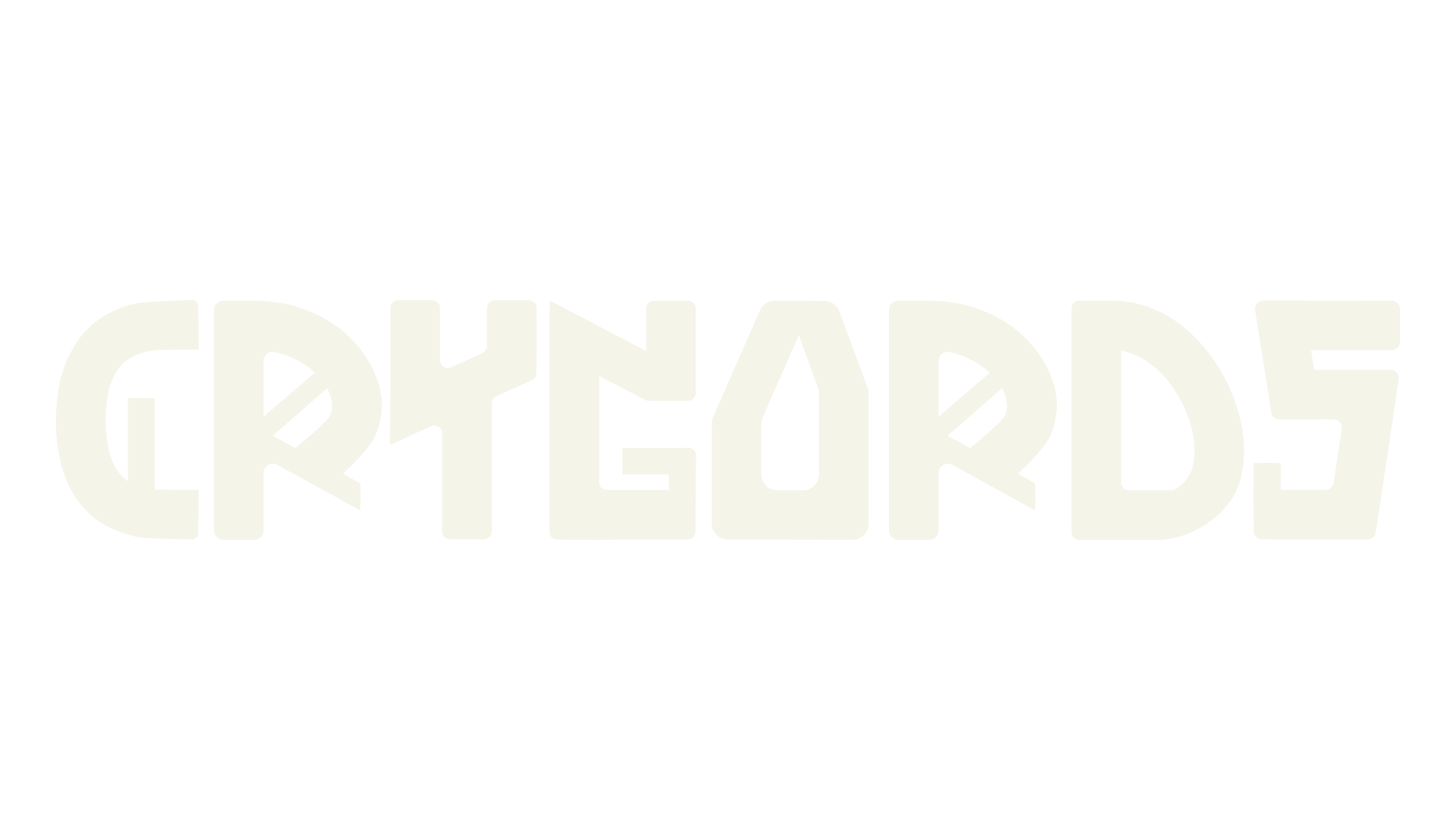 Crygords, futuristic font preview