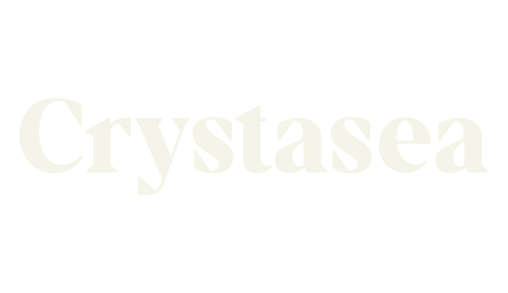 Crystasea, fancy font preview