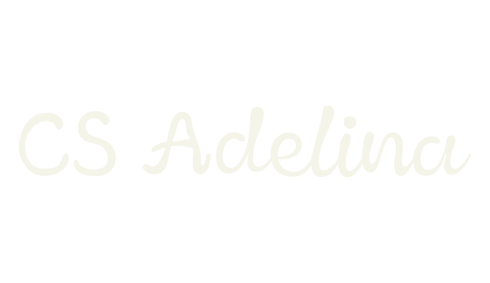 CS Adelina, letter font preview