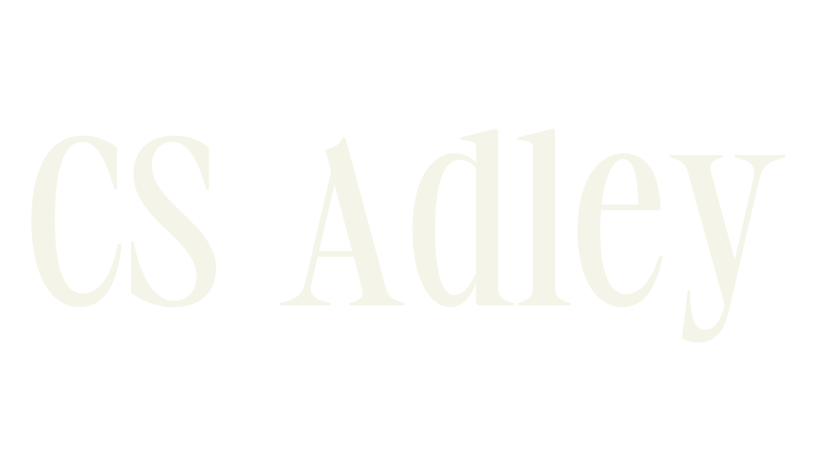 CS Adley, elegant font preview