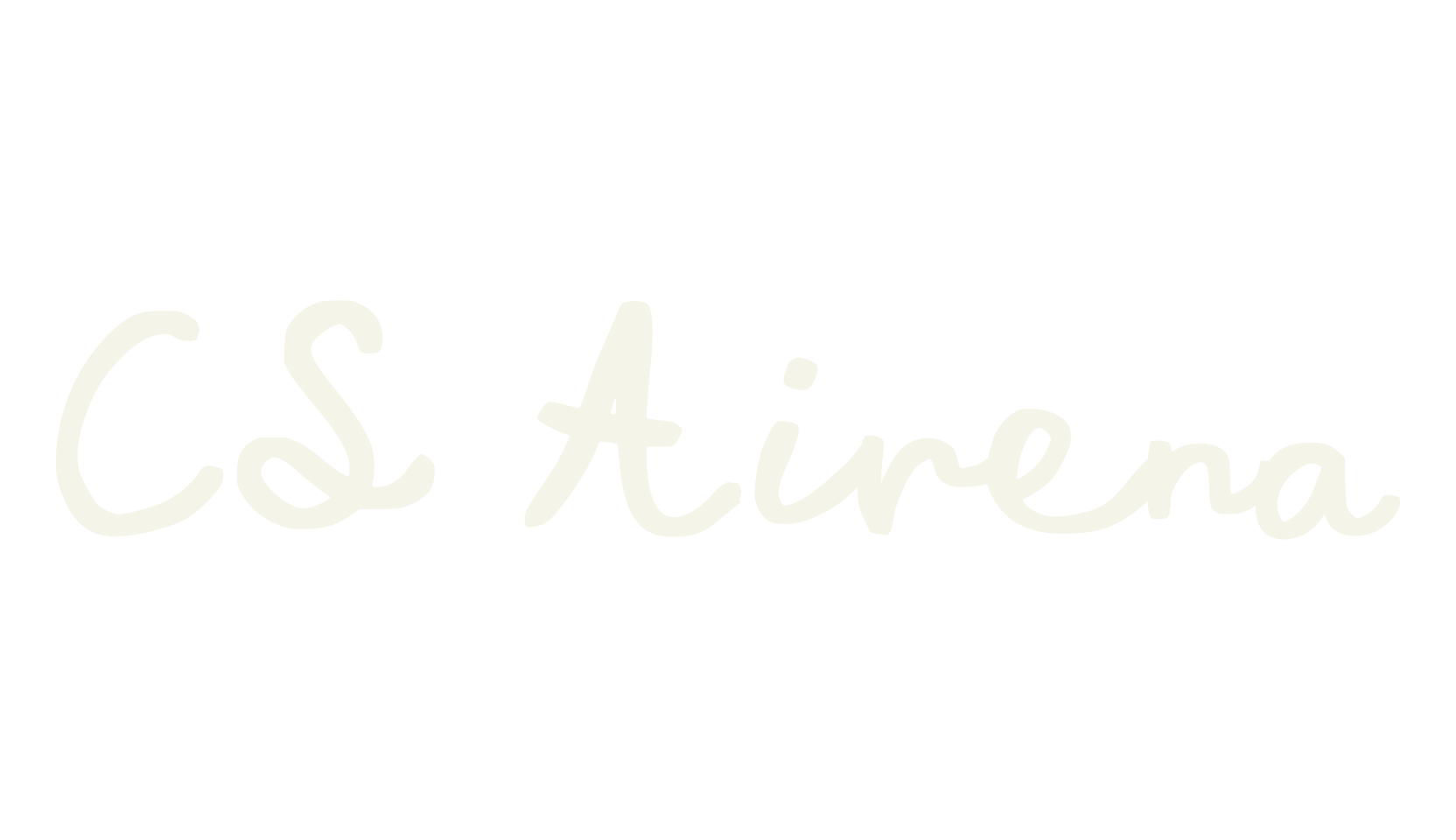 CS Airena, cursive font preview