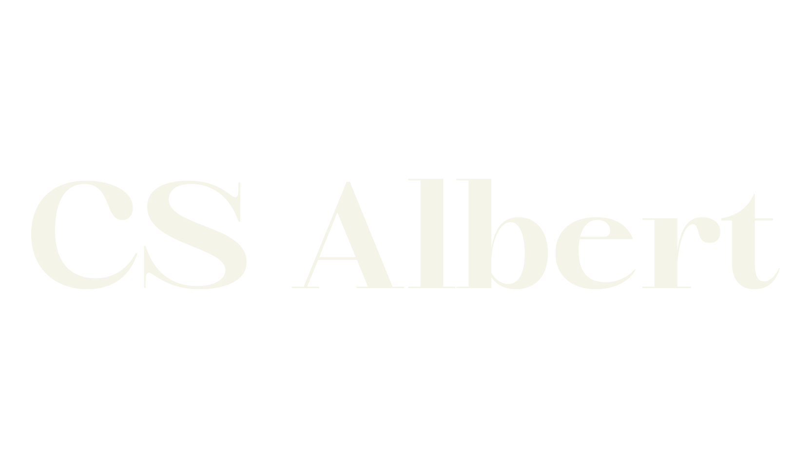 CS Albert, invitation font preview