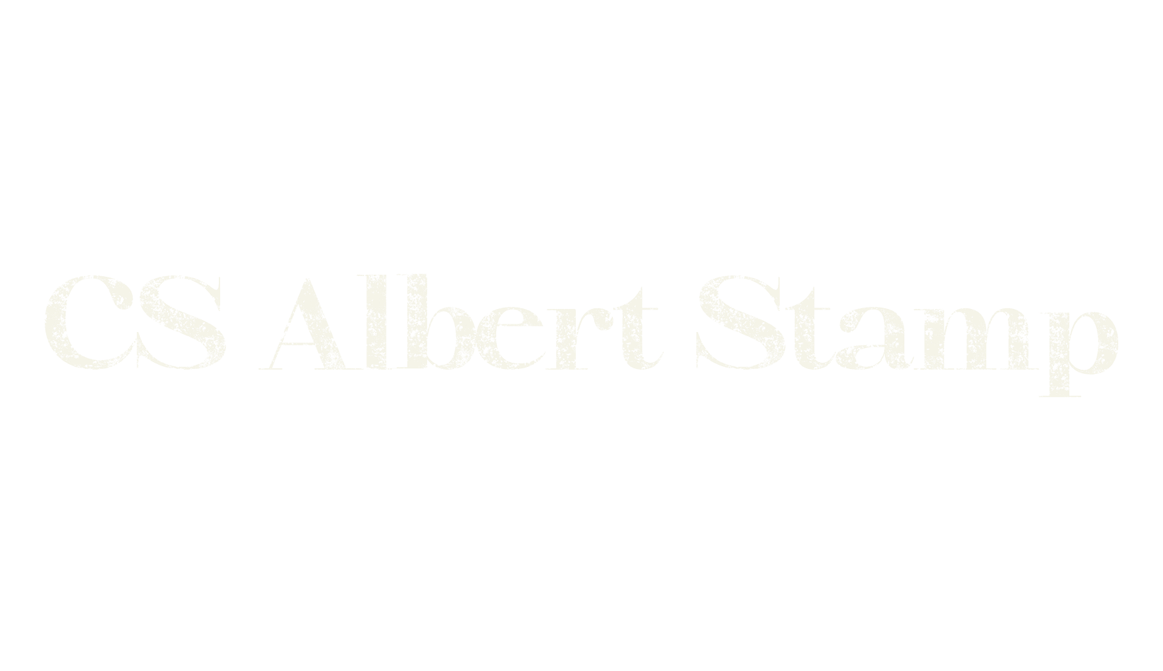 CS Albert Stamp, display market font preview