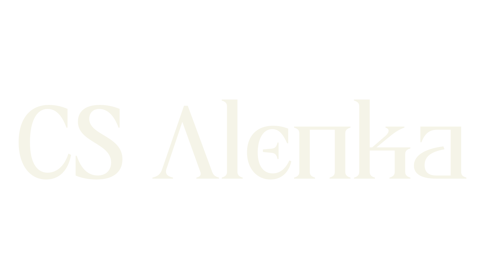 CS Alenka, greek font preview